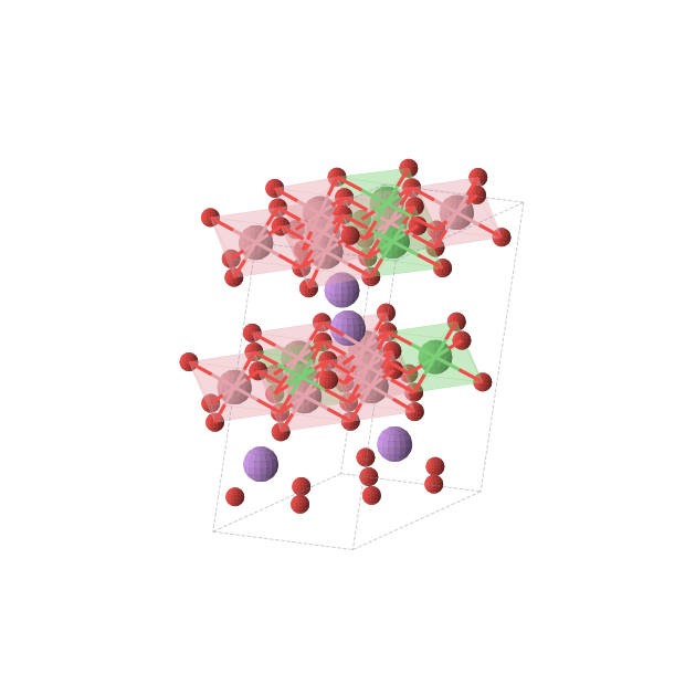 Crystal structure of LiCo3NiO8 (monoclinic, C2/c (No. 15))