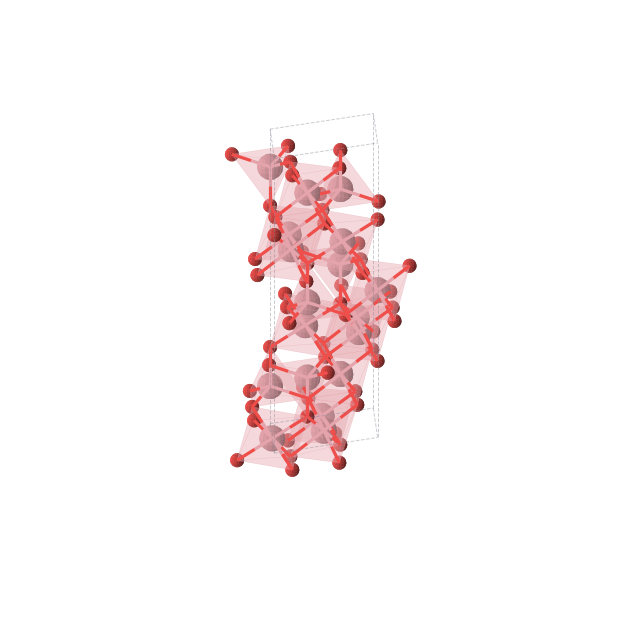 Crystal structure of Co3O4 (trigonal, R-3m (No. 166))