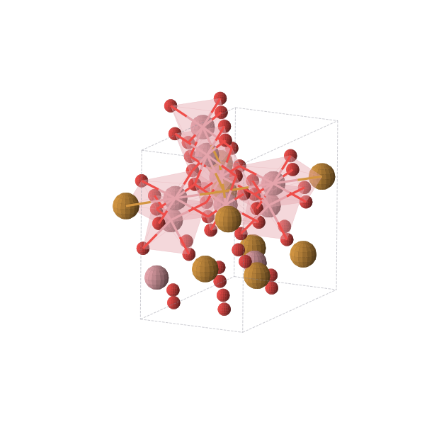 Crystal structure of Co5Te3O16 (monoclinic, Cm (No. 8))