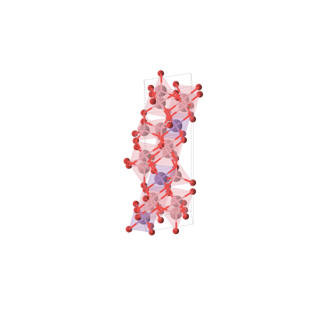 Crystal structure of Co5SbO8 (trigonal, R-3m (No. 166))