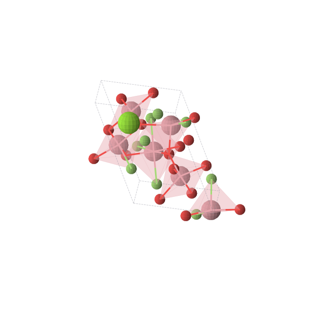 Crystal structure of MgCo6O7F5 (triclinic, P1 (No. 1))