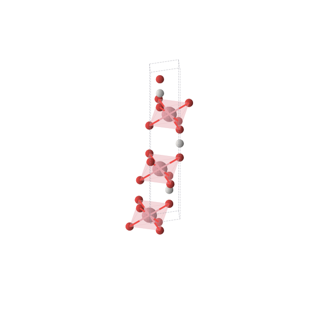 Crystal structure of CoHO2 (trigonal, R-3m (No. 166))