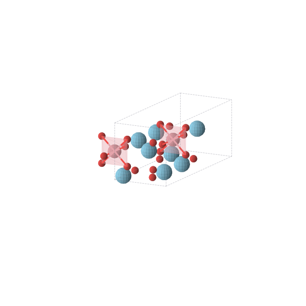 Crystal structure of La4CoO8 (orthorhombic, Cmmm (No. 65))