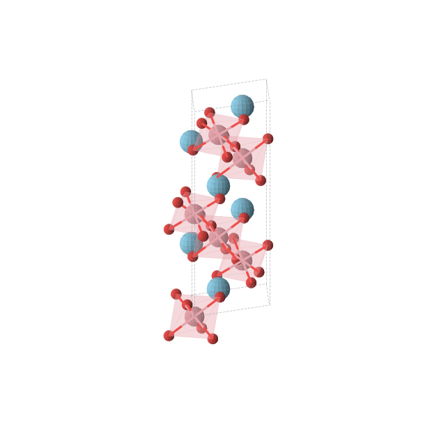 Crystal structure of LaCoO3 (trigonal, R-3 (No. 148))