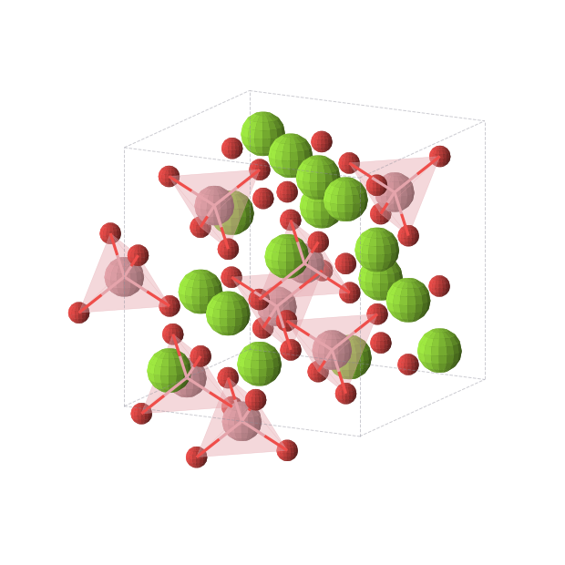 Crystal structure of Mg2CoO4 (cubic, Fd-3m (No. 227))