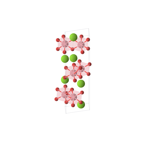 Crystal structure of MgCoO3 (trigonal, R-3 (No. 148))