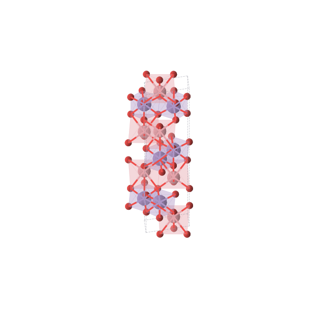 Crystal structure of Co2Mn2O6 (trigonal, R-3 (No. 148))