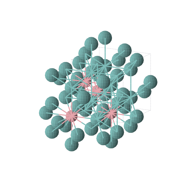 Crystal structure of CoMo3 (cubic, Fm-3m (No. 225))