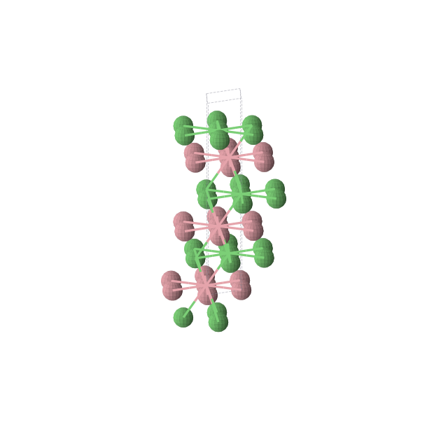 Crystal structure of CoNi (trigonal, R-3m (No. 166))