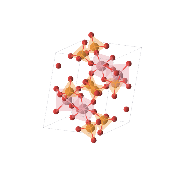 Crystal structure of CoP2O7 (monoclinic, P21/c (No. 14))