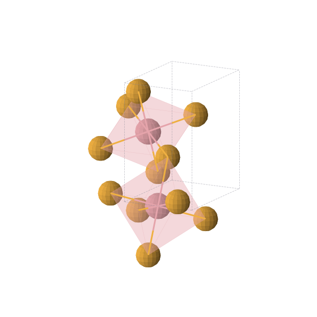Crystal structure of CoSe2 (orthorhombic, Pnnm (No. 58))