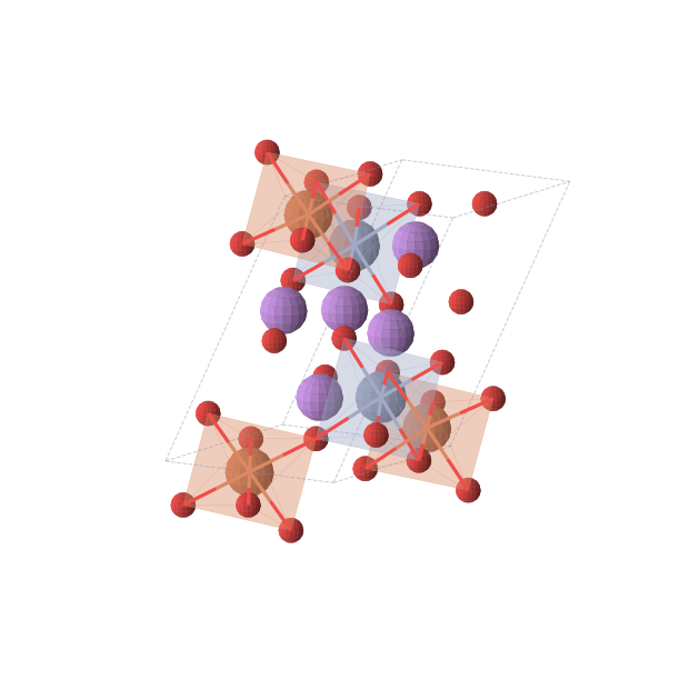 Crystal structure of Li5Cr2Fe3O10 (triclinic, P-1 (No. 2))