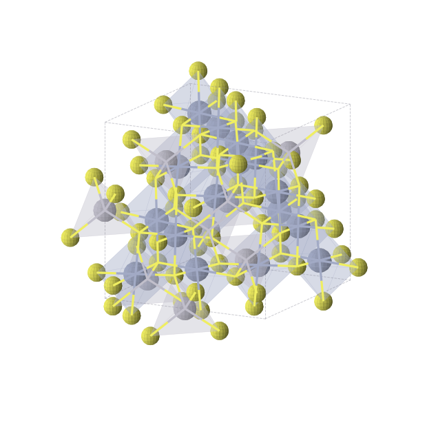 Crystal structure of Cr2HgS4 (cubic, Fd-3m (No. 227))