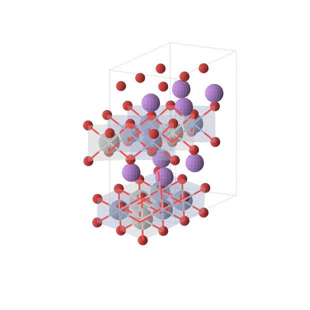 Crystal structure of Li2TiCr2O6 (orthorhombic, Cmce (No. 64))