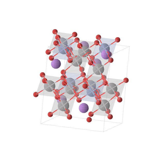 Crystal structure of Li3V5Cr2O12 (monoclinic, C2 (No. 5))