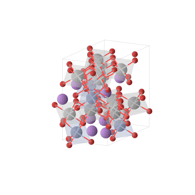 Crystal structure of Li4Ti3V3Cr2O16 (monoclinic, Cm (No. 8))