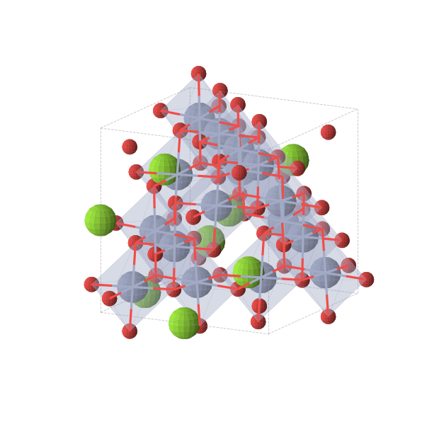 Crystal structure of MgCr2O4 (cubic, Fd-3m (No. 227))