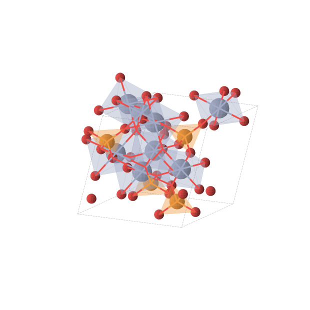 Crystal structure of Cr2PO5 (monoclinic, C2/c (No. 15))