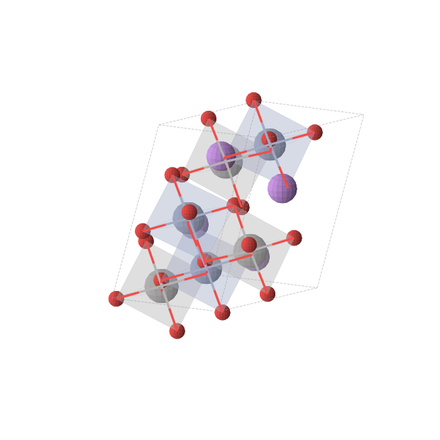 Crystal structure of Li4V3Cr3O12 (triclinic, P-1 (No. 2))