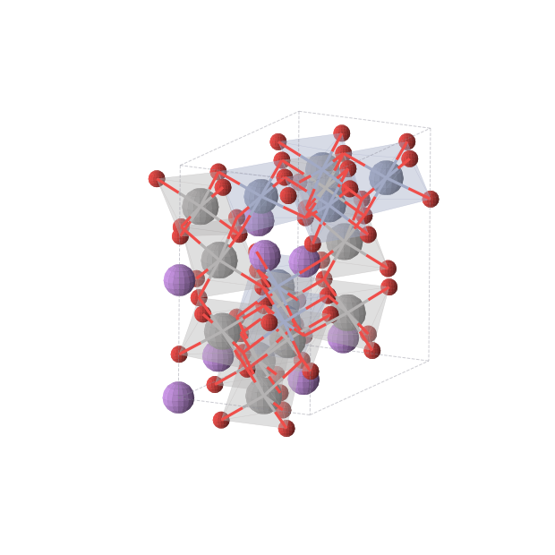 Crystal structure of Li4V5Cr3O16 (monoclinic, Cm (No. 8))