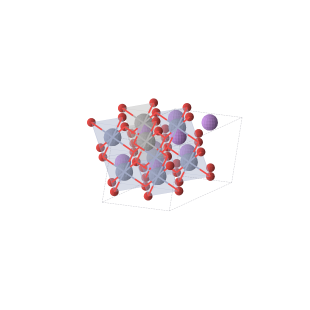 Crystal structure of Li4VCr3O8 (monoclinic, C2/m (No. 12))