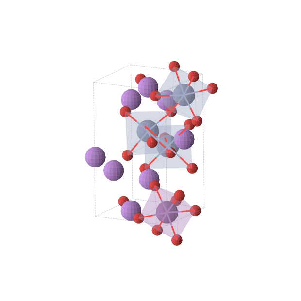 Crystal structure of Li8Cr3SbO12 (triclinic, P1 (No. 1))