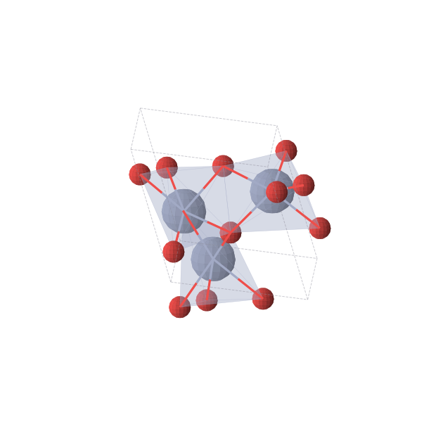 Crystal structure of Cr3O5 (triclinic, P1 (No. 1))