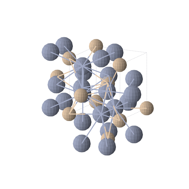 Crystal structure of Cr3Si (cubic, Pm-3n (No. 223))