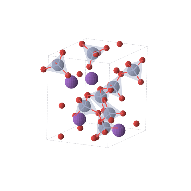 Crystal structure of Cr8K4O26 (monoclinic, Pc (No. 7))