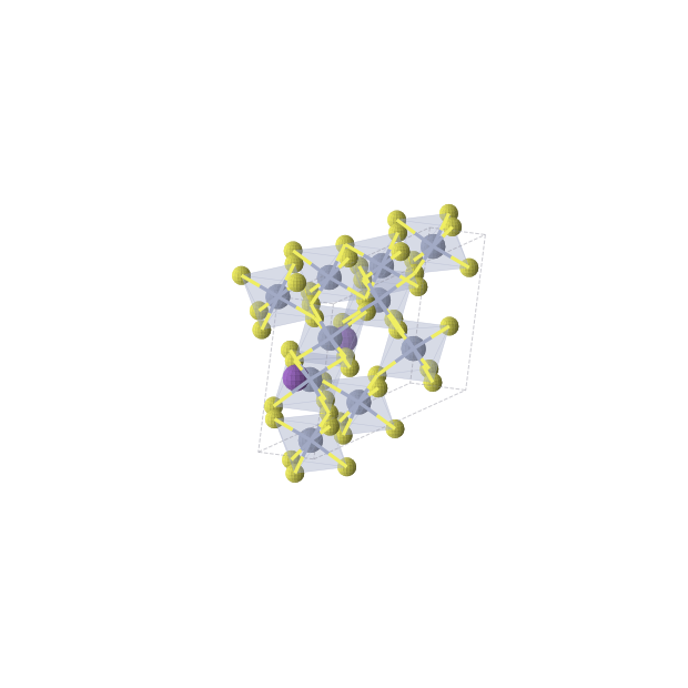 Crystal structure of KCr5S8 (monoclinic, C2/m (No. 12))