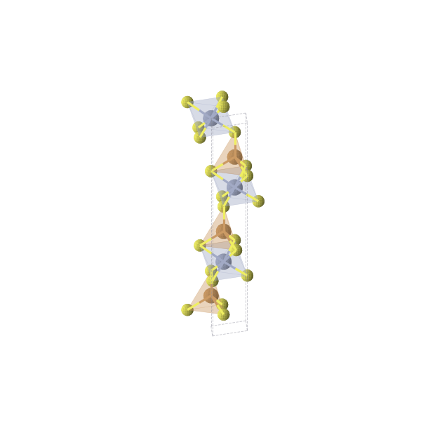 Crystal structure of CrCuS2 (trigonal, R3m (No. 160))