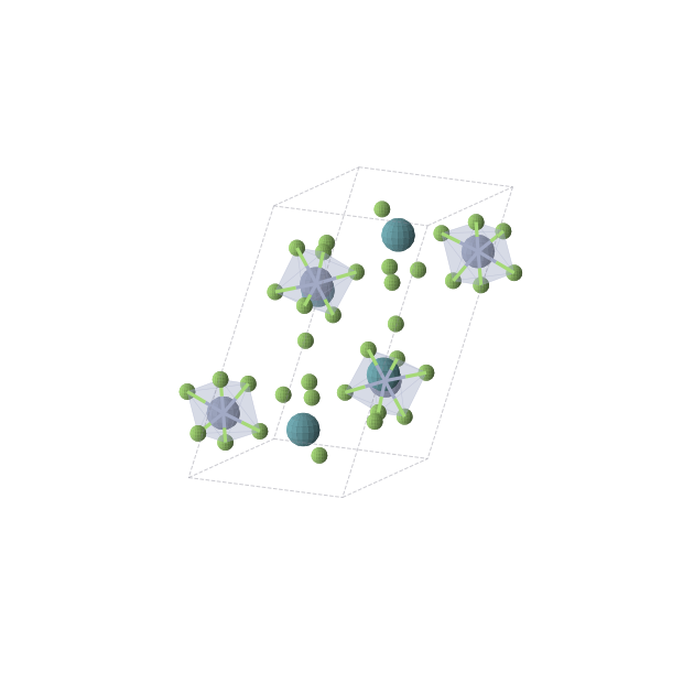 Crystal structure of Cr4F24Xe4 (monoclinic, P21/c (No. 14))