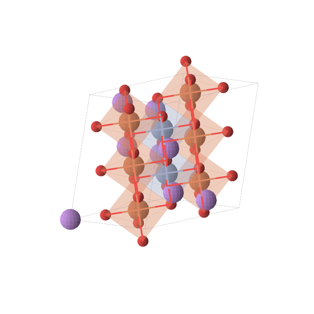 Crystal structure of Li4CrFe3O8 (triclinic, P-1 (No. 2))