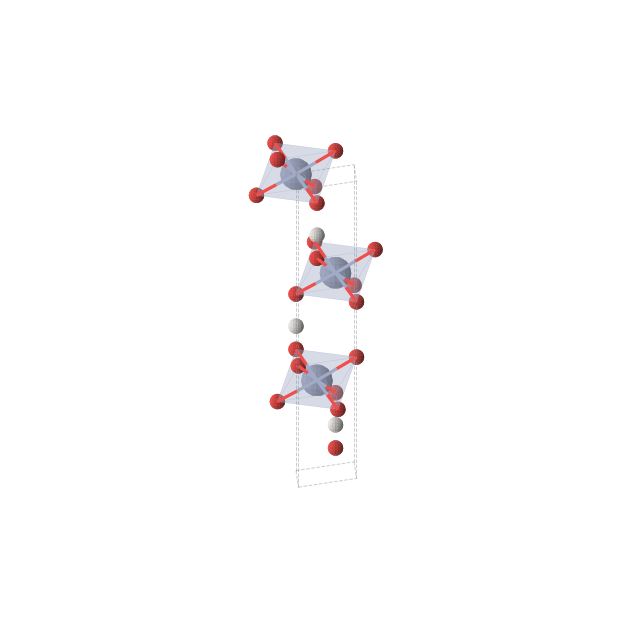 Crystal structure of CrHO2 (trigonal, R3m (No. 160))
