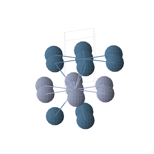 Crystal structure of CrIr (hexagonal, P-6m2 (No. 187))