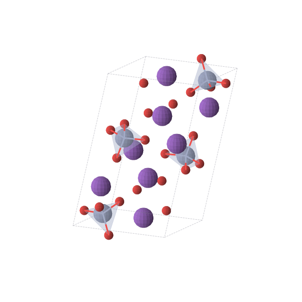 Crystal structure of K2CrO4 (monoclinic, P21/c (No. 14))