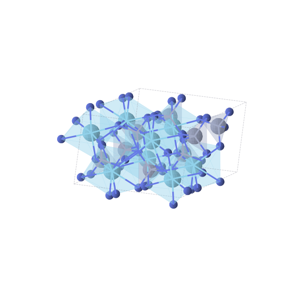 Crystal structure of Cr2La2N6 (monoclinic, C2/c (No. 15))