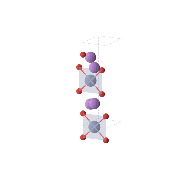 Crystal structure of Li2CrO2 (orthorhombic, Immm (No. 71))