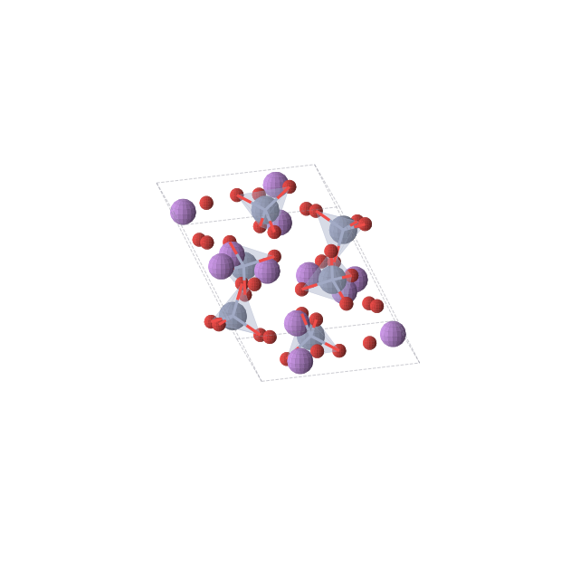 Crystal structure of Li2CrO4 (trigonal, R-3 (No. 148))