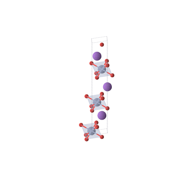 Crystal structure of NaCrO2 (trigonal, R-3m (No. 166))