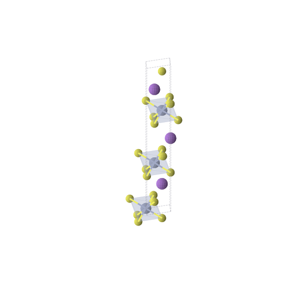 Crystal structure of NaCrS2 (trigonal, R-3m (No. 166))