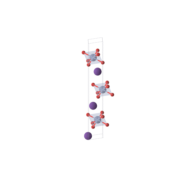 Crystal structure of RbCrO2 (trigonal, R-3m (No. 166))