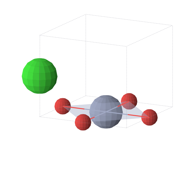 Crystal structure of SrCrO2 (tetragonal, P4/mmm (No. 123))