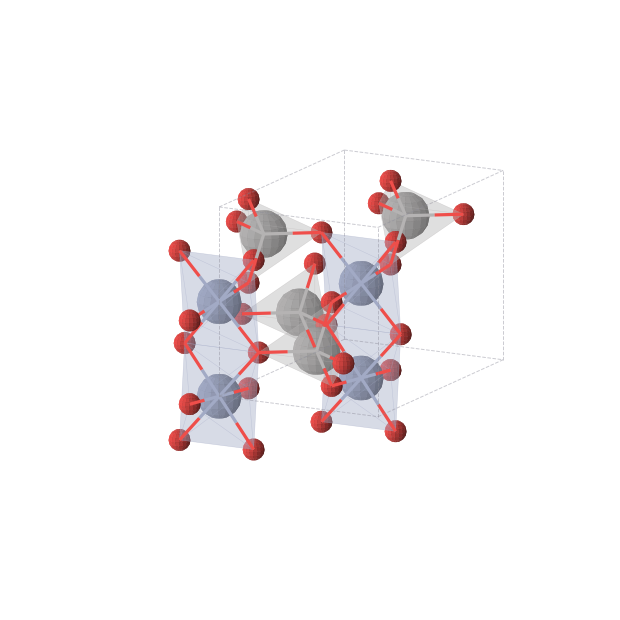Crystal structure of VCrO4 (orthorhombic, Cmcm (No. 63))