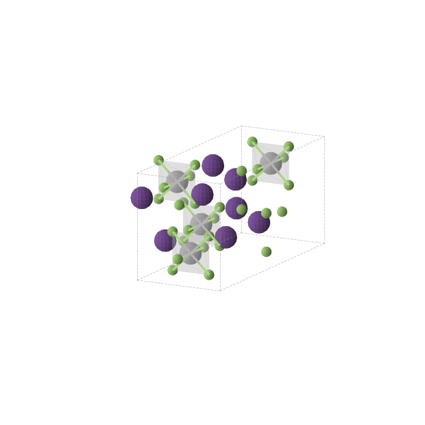Crystal structure of Cs2F6V (orthorhombic, Cmcm (No. 63))