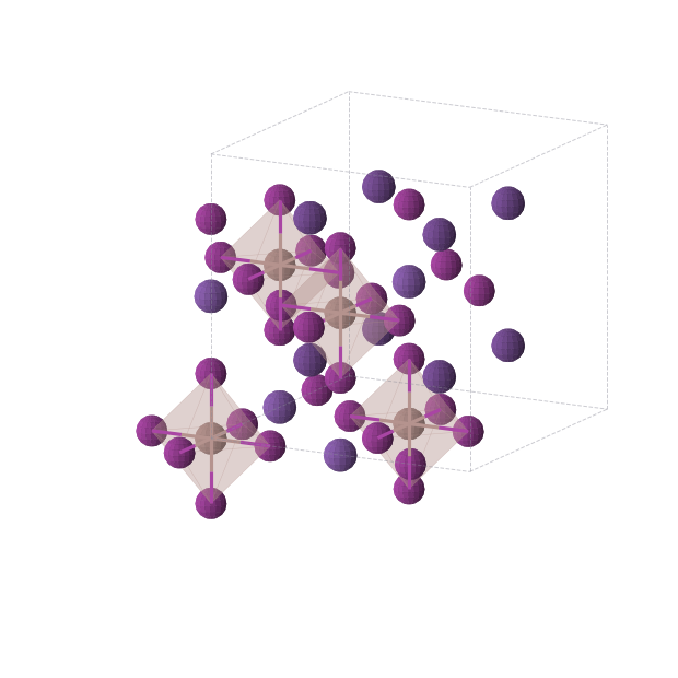 Crystal structure of Cs2I6InRb (cubic, Fm-3m (No. 225))