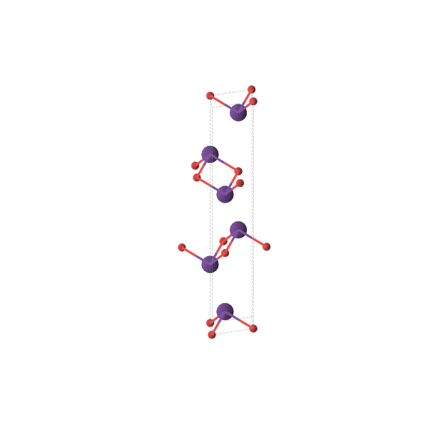 Crystal structure of Cs2O (trigonal, R-3m (No. 166))