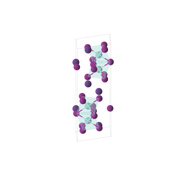 Crystal structure of Cs6I18Zr4 (hexagonal, P63/mmc (No. 194))