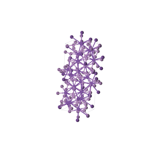Crystal structure of Cs20Sb32 (monoclinic, P21/c (No. 14))