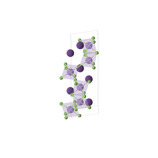 Crystal structure of Cs6F18Mn6 (hexagonal, P63/mmc (No. 194))
